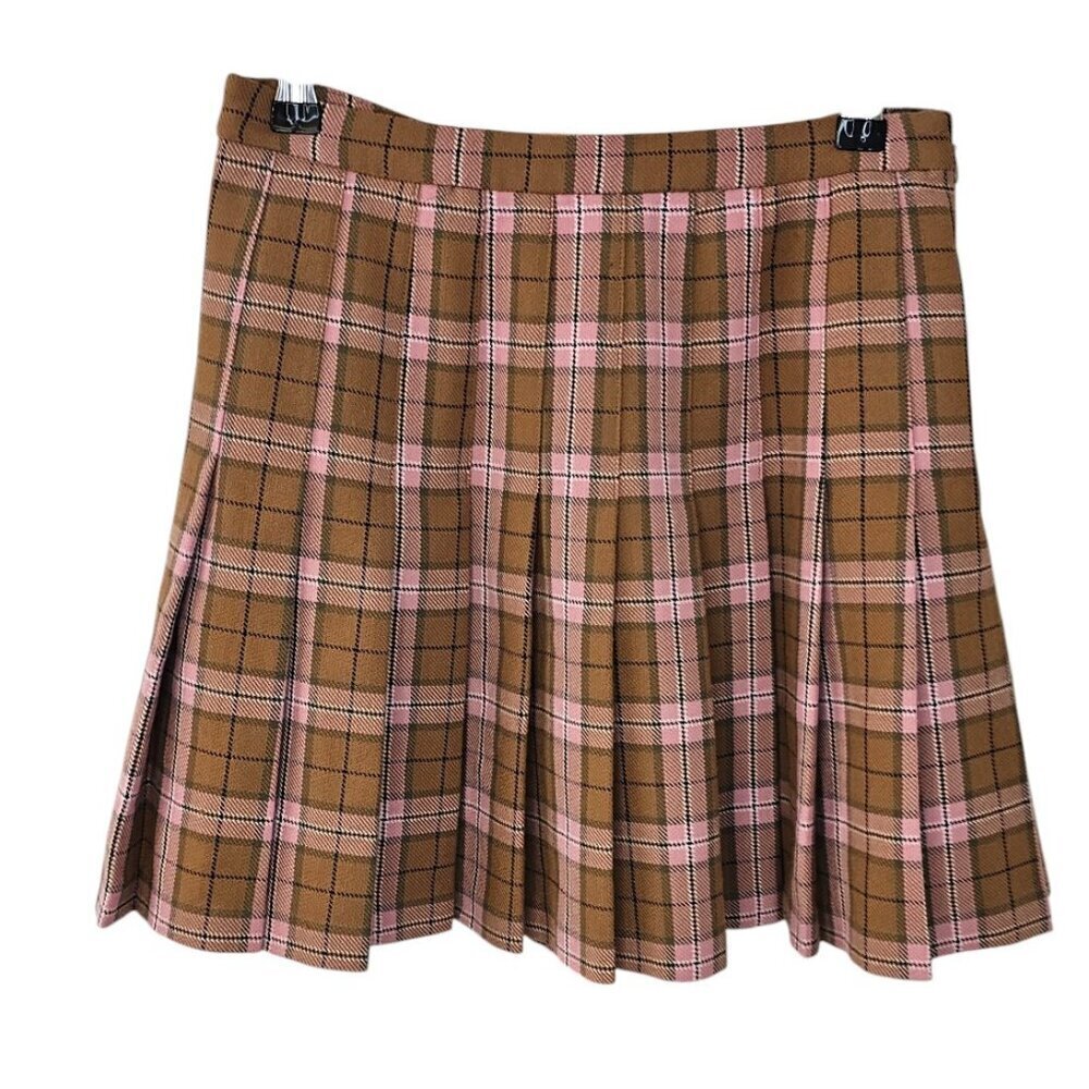 Aritzia Wilfred Plaid Pleated Mini Skirt, Fall, Clueless, Academia, Size 2